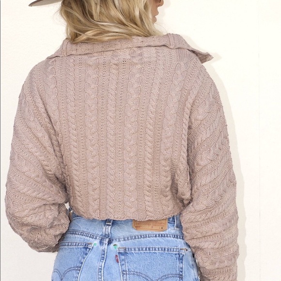 Growler Half Zip Faux Turtleneck Sweater - Picture 6 of 6